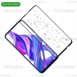 محافظ صفحه نمایش تمام چسب با پوشش کامل Full Glass Screen Protector For Huawei Honor 9X