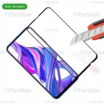 محافظ صفحه نمایش تمام چسب با پوشش کامل Full Glass Screen Protector For Huawei Honor 9X