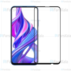 محافظ صفحه نمایش تمام چسب با پوشش کامل Full Glass Screen Protector For Huawei Honor 9X