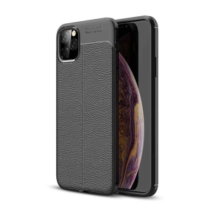 قاب ژله ای طرح چرم اپل Auto Focus Jelly Case For Apple iPhone 11 Pro Max