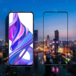 محافظ صفحه نمایش تمام چسب با پوشش کامل Full Glass Screen Protector For Huawei Honor 9X