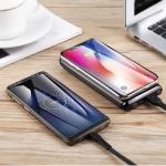 پاوربانک وایرلس 10000 فست شارژ بیسوس Baseus Dual Coil Design Wireless Charger Power Bank