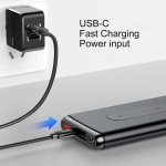 پاوربانک وایرلس 10000 فست شارژ بیسوس Baseus Dual Coil Design Wireless Charger Power Bank