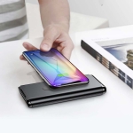 پاوربانک وایرلس 10000 فست شارژ بیسوس Baseus Dual Coil Design Wireless Charger Power Bank