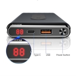پاوربانک وایرلس 10000 فست شارژ بیسوس Baseus Dual Coil Design Wireless Charger Power Bank