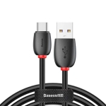 کابل شارژ تایپ سی هواوی بیسوس Baseus Purple Ring HW Flash Charge Type-C Cable 1m