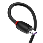 کابل شارژ تایپ سی هواوی بیسوس Baseus Purple Ring HW Flash Charge Type-C Cable 1m
