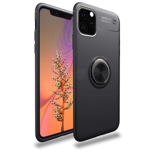 قاب ژله ای طرح چرم انگشتی اپل Becation A.F Magnetic Ring For Apple iPhone 11 Pro
