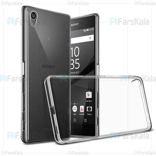 قاب محافظ ژله ای 5 گرمی سونی Clear Jelly Case For Sony Xperia Z5