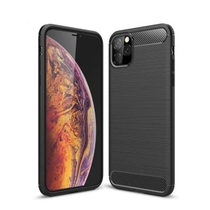 قاب محافظ ژله ای اپل Fiber Carbon Rugged Armor Case For Apple iPhone 11 Pro Max