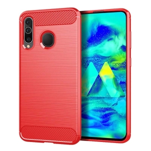 قاب محافظ ژله ای سامسونگ Fiber Carbon Rugged Armor Case For Samsung Galaxy M40