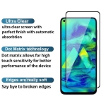 محافظ صفحه نمایش تمام چسب با پوشش کامل سامسونگ Full Glass Screen Protector For Samsung Galaxy M40