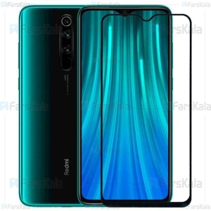 محافظ صفحه نمایش تمام چسب با پوشش کامل شیائومی Full Glass Screen Protector For Xiaomi Redmi Note 8 Pro