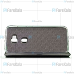 کیف محافظ چرمی هواوی Leather Standing Magnetic Cover For Huawei G8
