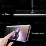 محافظ صفحه شیشه ای تمام صفحه و خمیده یو وی سامسونگ UV Full Glass Screen Protector Samsung Galaxy S8 Plus