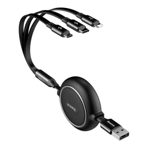 کابل سه سر بیسوس Baseus Golden Loop 3 in 1 Erastic Cable