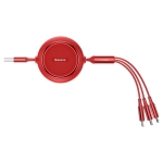 کابل سه سر بیسوس Baseus Golden Loop 3 in 1 Erastic Cable