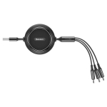 کابل سه سر بیسوس Baseus Golden Loop 3 in 1 Erastic Cable