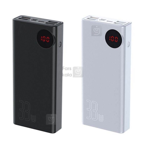 پاور بانک سریع بیسوس Baseus Mulight PD3.0+QC3.0 Quick Charge 30000mAh Power Bank