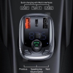 شارژر فندکی با قابلیت پخش موسیقی و تماس بیسوس Baseus T-Type Wireless MP3 Charger