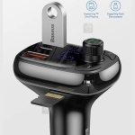 شارژر فندکی با قابلیت پخش موسیقی و تماس بیسوس Baseus T-Type Wireless MP3 Charger