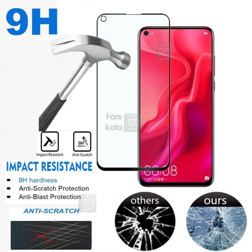 محافظ صفحه نمایش تمام چسب با پوشش کامل Full Glass Screen Protector For Huawei Honor 20 Pro