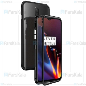 قاب محافظ مگنتی وان پلاس Glass Magnetic 360 Case OnePlus 6T