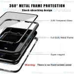 قاب محافظ مگنتی وان پلاس Glass Magnetic 360 Case OnePlus 6T