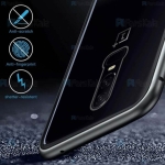 قاب محافظ مگنتی وان پلاس Glass Magnetic 360 Case OnePlus 6T