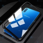 قاب محافظ مگنتی سامسونگ Glass Magnetic 360 Case Samsung Galaxy A7 2018