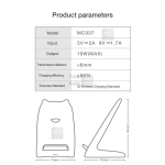 استند شارژر وایرلس نیلکین Nillkin Kitty Qi Wireless Charging Stand