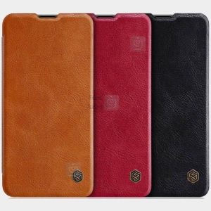 کیف محافظ چرمی نیلکین سامسونگ Nillkin Qin Case For Samsung Galaxy A10s