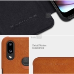 کیف محافظ چرمی نیلکین سامسونگ Nillkin Qin Case For Samsung Galaxy A10s