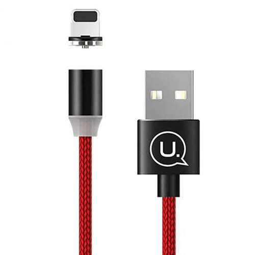 کابل شارژ لایتنینگ مگنتی USAMS US-SJ292 Magnetic Charging Cable