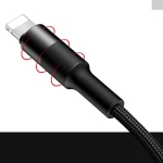 کابل شارژ سه سر Usams SJ2193 U5 Braided Charging Cable