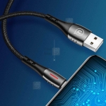 کابل هوشمند لایتنینگ یوسامز Usams U-Tone Series Lightning Cable 2m