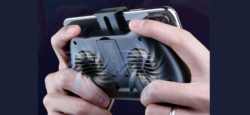 دسته فن دار گوشی موبایل بیسوس Baseus Cool Play Game Hand Handle