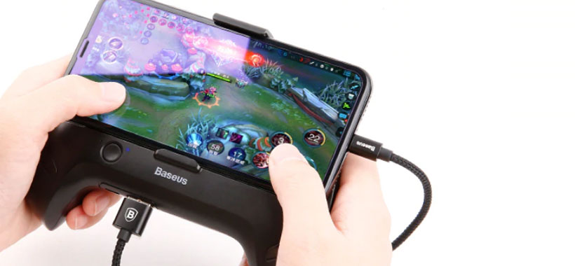 دسته فن دار گوشی موبایل بیسوس Baseus Cool Play Game Hand Handle