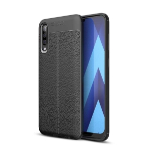 قاب ژله ای طرح چرم سامسونگ Auto Focus Jelly Case For Samsung Galaxy A50s / A30s