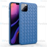 قاب ژله ای طرح چرم حصیری اپل BV Grid Weaving Case For Apple iPhone 11 Pro Max