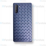 قاب ژله ای طرح چرم حصیری سامسونگ BV Grid Weaving Case For Samsung Note 10