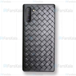 قاب ژله ای طرح چرم حصیری سامسونگ BV Grid Weaving Case For Samsung Note 10