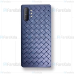 قاب ژله ای طرح چرم حصیری سامسونگ BV Grid Weaving Case For Samsung Note 10 Plus