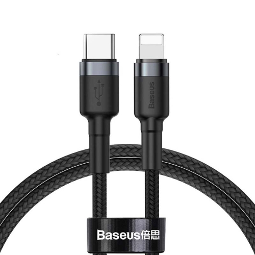 کابل شارژ سریع تایپ سی به لایتنینگ بیسوس Baseus Cafule Type-C to Lightning Cable 1M