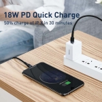 کابل شارژ سریع تایپ سی به لایتنینگ بیسوس Baseus Cafule Type-C to Lightning Cable 1M