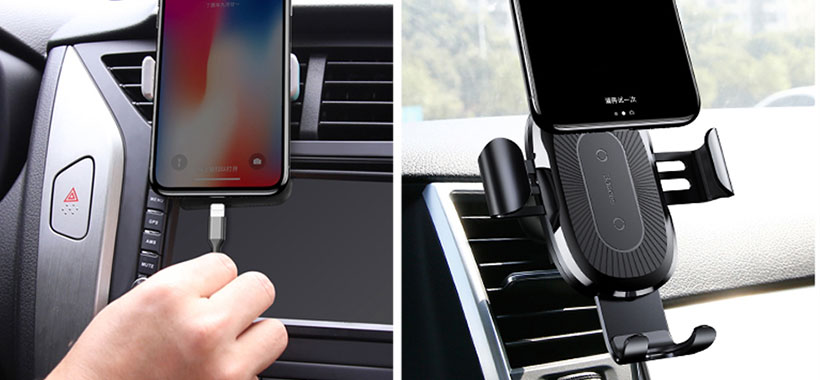 پایه نگهدارنده و شارژر وایرلس بیسوس Baseus Car Wireless Charger WXYL-01