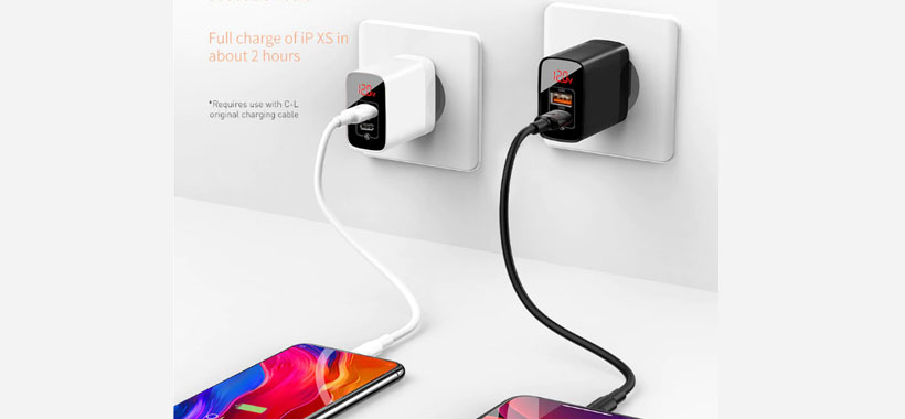 شارژر دیواری سریع بیسوس Baseus Mirror Lake BS-E912 Charger