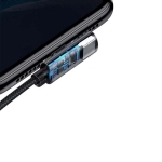 کابل صدا و شارژ لایتنینگ بیسوس Baseus Rhythm Bent Connector Audio 1.2m