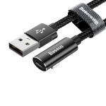 کابل صدا و شارژ لایتنینگ بیسوس Baseus Rhythm Bent Connector Audio 1.2m