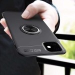 قاب ژله ای طرح چرم انگشتی اپل Becation A.F Magnetic Ring For Apple iPhone 11